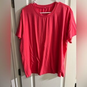 Lululemon Relaxed Fit Running Tshirt- Lipstick